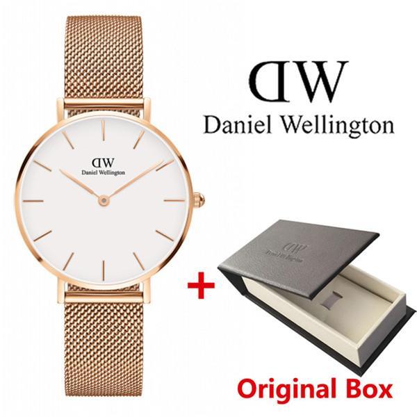 New Best seller womens Daniel Wellington watches 32mm Men watches 36 Women Watches Luxury Brand Quartz Watch DW Relogio Montre Femme