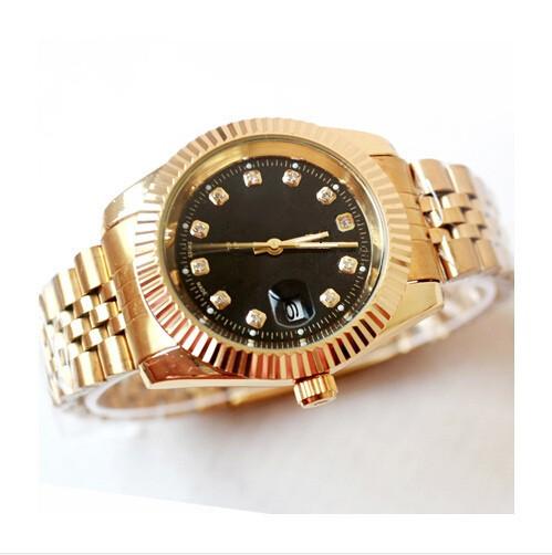 relogio masculino mens watches Luxury wist fashion 40 Black Dial With Calendar Bracklet Folding Clasp Master Male giftluxury Mens Watches