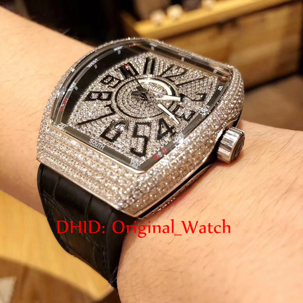 54mm Men Women Watches Luxury Brand Top Designer Italy Cowhide Rubber Strap 316L High Quality Staniless Steel Case V45 SC DT Fashion Watches