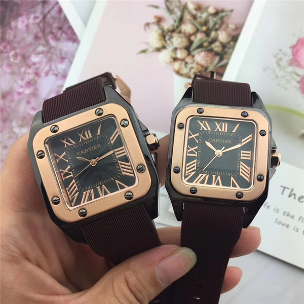 Quality brand Men's diameter39mm Women's diameter 34mm luxury watch classic famous brand clock Relogio brand watches