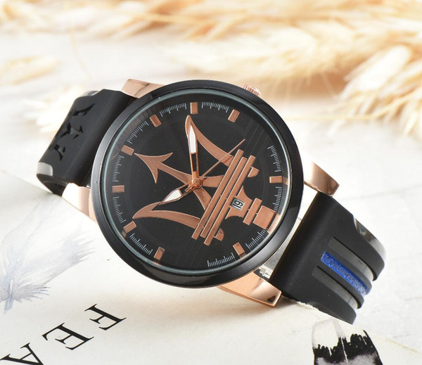 Maserati 2019 New silver Women Mens Luxury Automatic movement Watch Big Bang men Mechanical Watches Fashion Sports Wristwatch