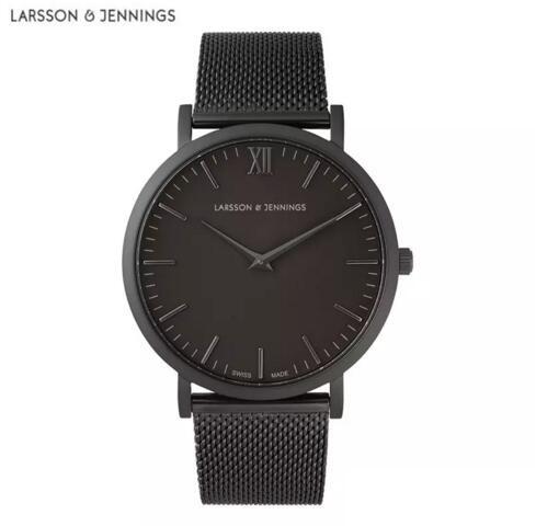 Fashion Brand Watches For Men and Women larsson jennings Dress Quartz Watch Leather Stainless Steel Strap Sport Watches Free Shipping
