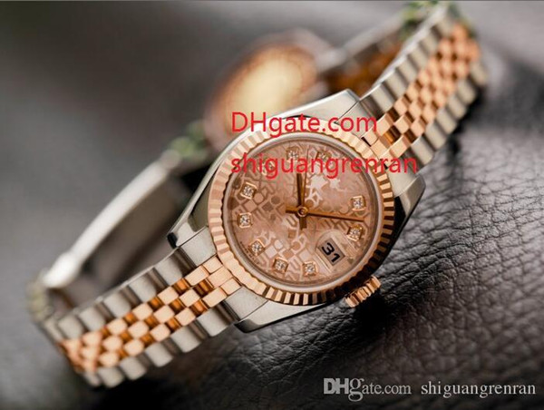Elegant Luxury women Wristwatches 179171 279161 26mm pink diamond dial Sapphire Automatic Mechanical Stainless Steel Ladies Womens Watches