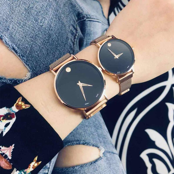 Luxury brand Mens women lover watches MOV0912 famous designer couple waistWatches quartz movenment fashion stainless steel band Relojes