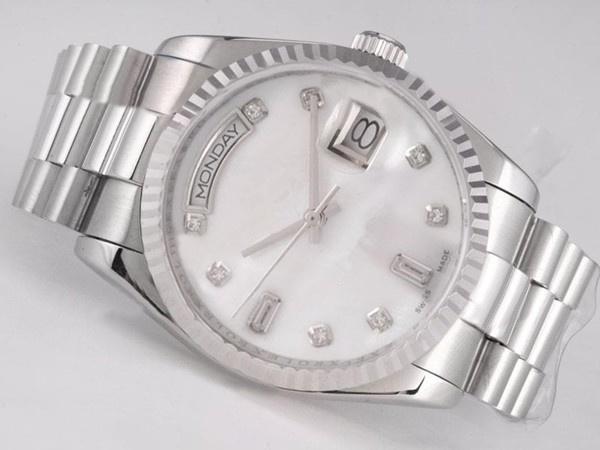 luxury Diamonds dial fashion brand men watch Men's Automatic steel wristwatches for men watch R43