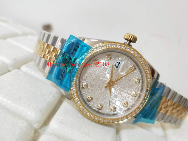 High quality Wristwatches Datejust 18K Gold & Steel 36mm 126283RBR 126283 Diamond border Mechanical Automatic Ladies Women's watch Watches