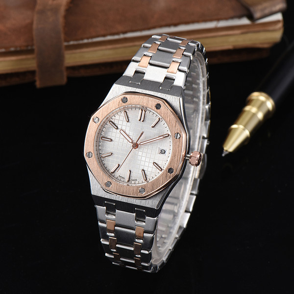 Luxury Brand Women Watches Royal Oak Rose Gold Silver Designer Watches 3.2mm Case High Quality Fashion Dress Quartz Watches Original Clasp