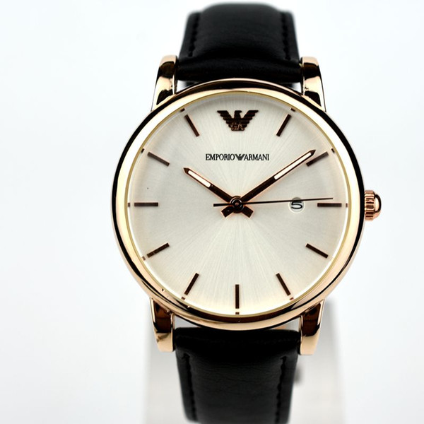 2018 new fashion girl leather watch 35 mm ladies watches luxury brand quartz watch simple style watch calendar clock
