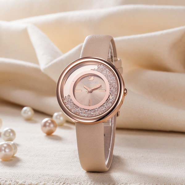 luxury brand SW LOGO diamond womens watch QUARTZ clock luxury watches classic fashion Relogio brand watches for femme