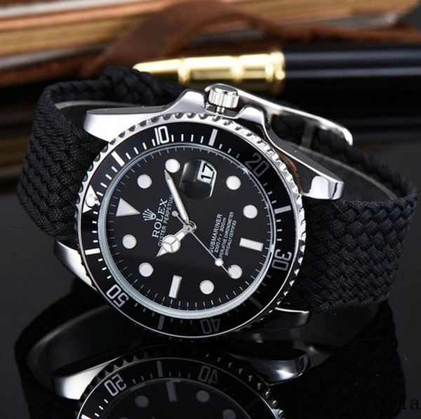 2018 Men Nylon band Military watch High Quality Quartz Movement Men sports watch Casual wristwatches Luxury ladies dress watch