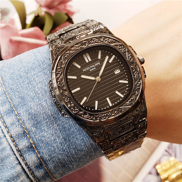 Luxury Business diamond Quartz Casual watch multi functional bar brand watch man Woman sports Wristwatch HILIPPE Watches ferrari