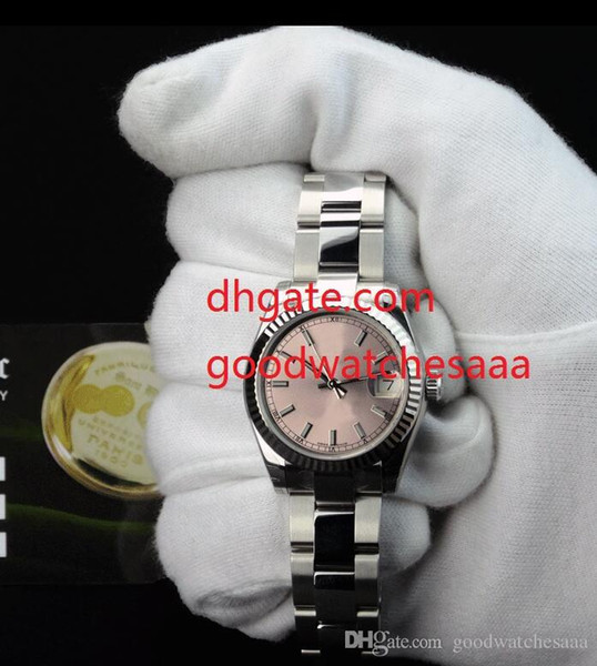 Hot money Luxury NEW Mid-Size 31mm Pink Index 178274 SANT BLANC Automatic Ladies Women Watches