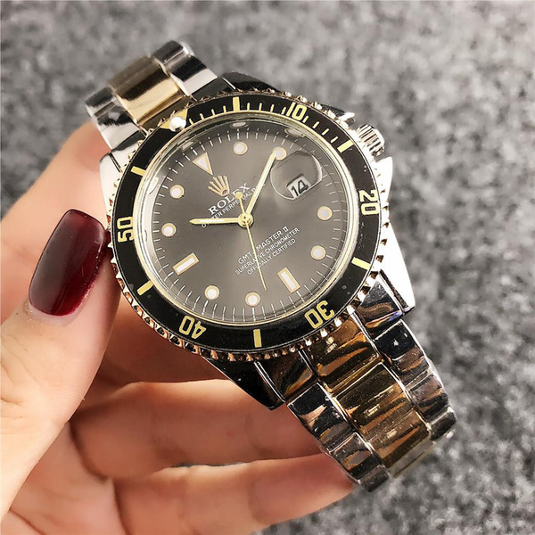 AAA hot new fashion casual men and women watches luxury brand business neutral quartz watch quality stainless steel strap. Gift for men