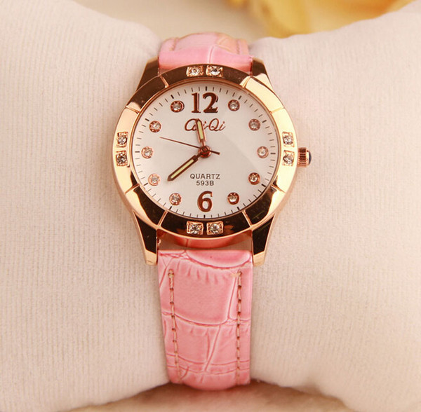 Fashion Student Leather Luxury Quartz watches High Quality Bohemia Style Wristwatch Watches for Women Girls Free Shipping