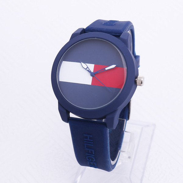 New American famous fashion leisure sports brand men's and women's rubber watchband sports quartz wristwatch brand watches Valentine's Day