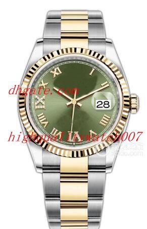 Luxury neutral m126203 m126231 m126233 36MM 18K Yellow Gold Stainless Steel Asia ETA 2813 Movement Automatic Mens Watch Watches