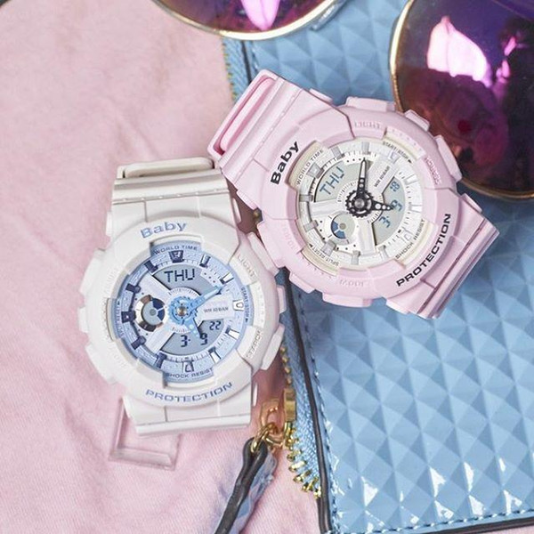 Women wristwatch baby watch all functions light girl ga110 LED watch sport watches with box drop ship