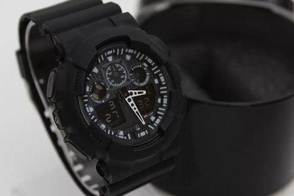 Newest Latest model watch ga100 ga 100 watch, classic wristwatch relogio reloj de pulsera, LED WATCH