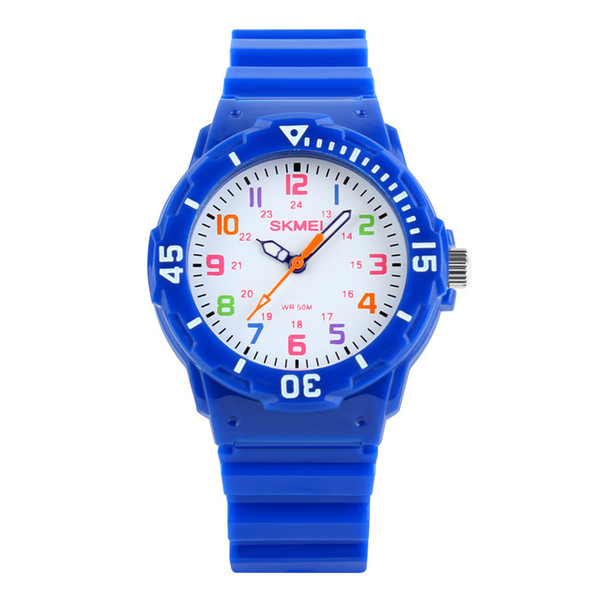 SKMEI Fashion Cool Watch Students Children Watches Waterproof Quartz Wristwatches Jelly Kids Clock Boys Hours Girls Watch Wholesale 1043