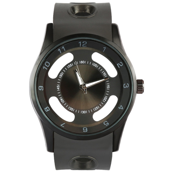 new luxury men sports Hollow name brand watches black and silver case Relgio Watch Bracelet Men quartz Military chronograph watches