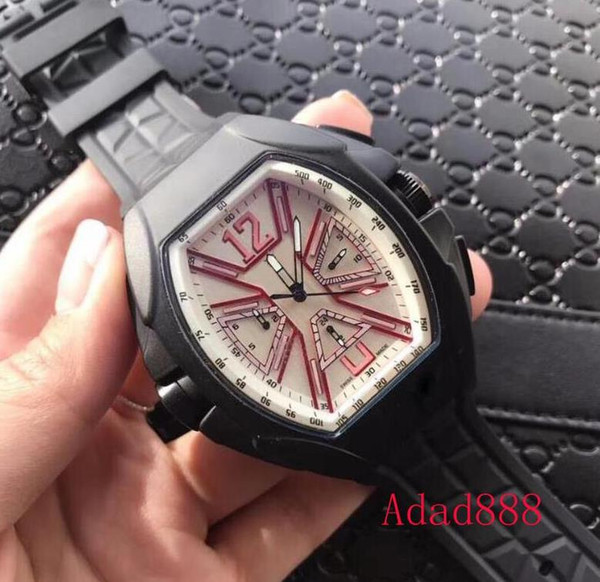 New fashion Men watch Sports car series Silicone strape Movement Mechanical Automatic / Quartz Watch Sport Casual 4 color Wrist Watch