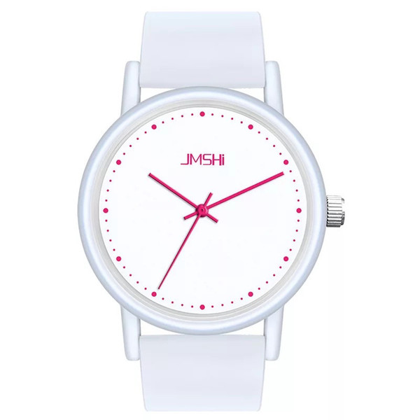 Simple Waterproof Female Watch Quartz Silica Gel Girl Student Watch For Holiday Christmas Or Valentine Day Gifts