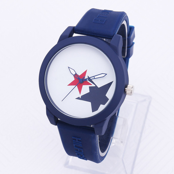 2019 new American luxury leisure Men and women sports fashion simple quartz watch silicone strap Boy girl Rubber couple clock watches