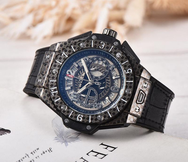 Free Shipping All The Dial Work Crime Watch Top Luxury Leather Belt Quartz Watch, Leisure Fashion Watches2