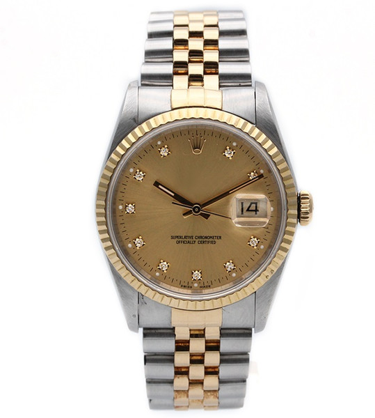 2018 Sapphire Wristwatches Stainless Steel 36mm Watch 16233 Automatic Movement Watch Watches