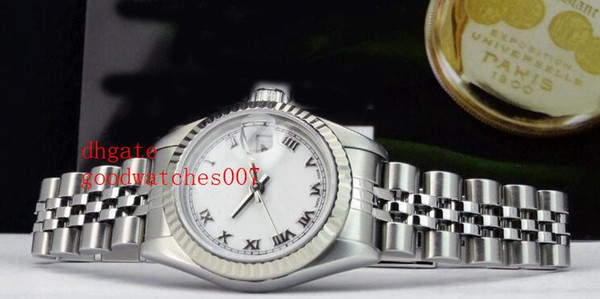 HOT High Quality New arrive Luxury watches Wrist watch Ladies 18kt WG SS 26mm Silver JUBILEE Diamond 79174 Ladies Watch