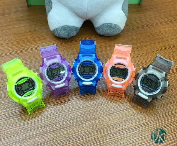 Silicone Watch Sport Kids Watches Boys Girls Students Time Clock Electronic Digital LCD Digital-watch Gift