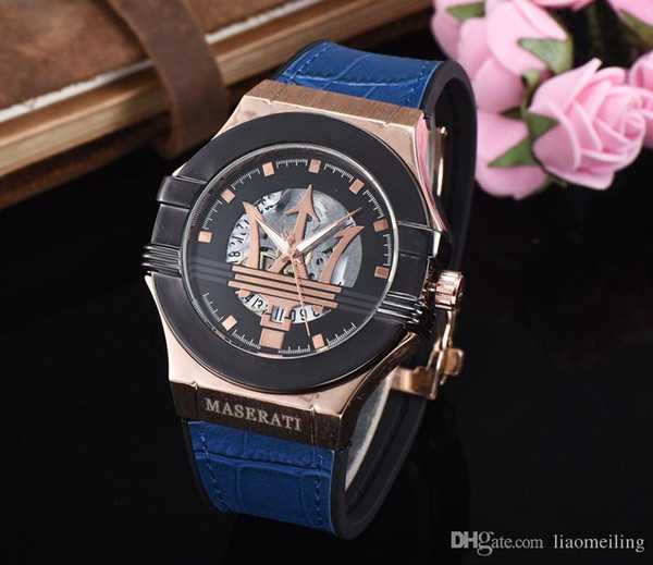 Casual Quartz Watch Men Womenes Top  maserati Stainless Steel Watches Relojes Horloge Orologio Uomo Montre Homme SPROT WATCH