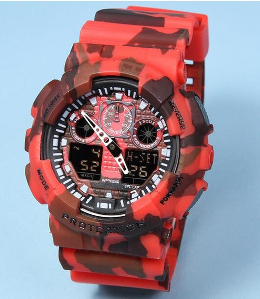 camo GA100 sports watches Luxury brand men watch LED chronograph wristwatch military digital watch