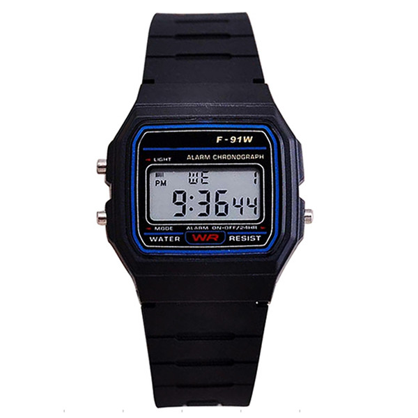 Free shipping Hot sell men/women's sports watch Water resistance Swim LED Watches waterproof wristwatch F-91W
