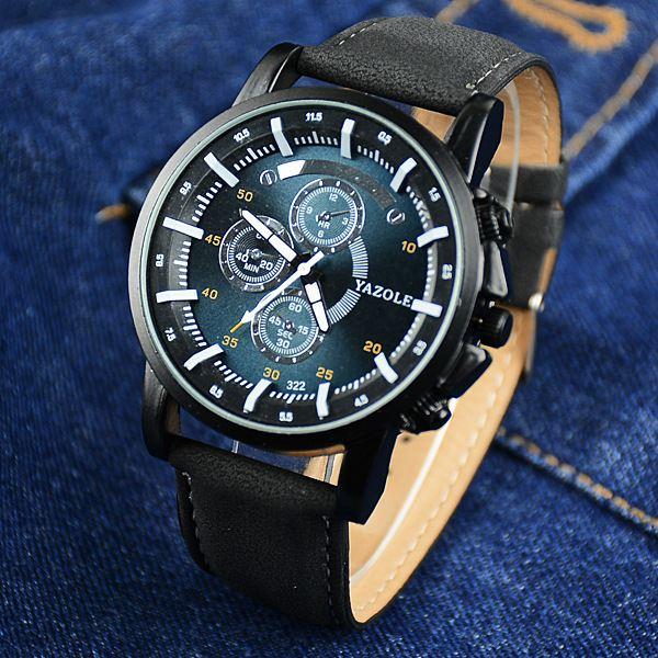 YAZOLE 2018 Fashion Quartz Watch Men Watches Top Brand Luxury Famous Male Clock Wrist Watch for Men Hodinky Relogio Masculino