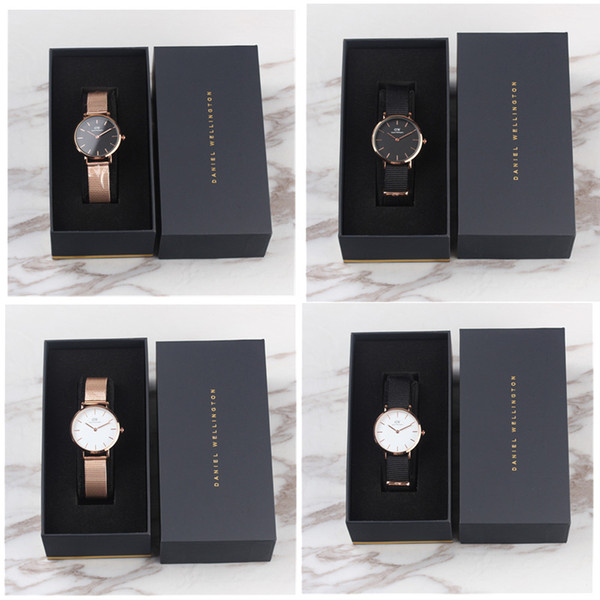 Relógio marca female clock nylon and stainless steel 32MM sports watch Women quartz watch christmas gift lady watch with original box