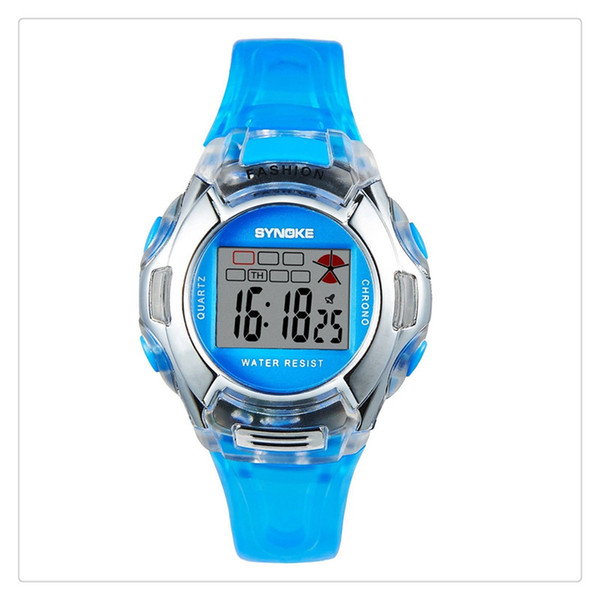 US Rubber Band Night Light Wrist watch Waterproof Quartz Watch for Children Boys And Girls High Quality