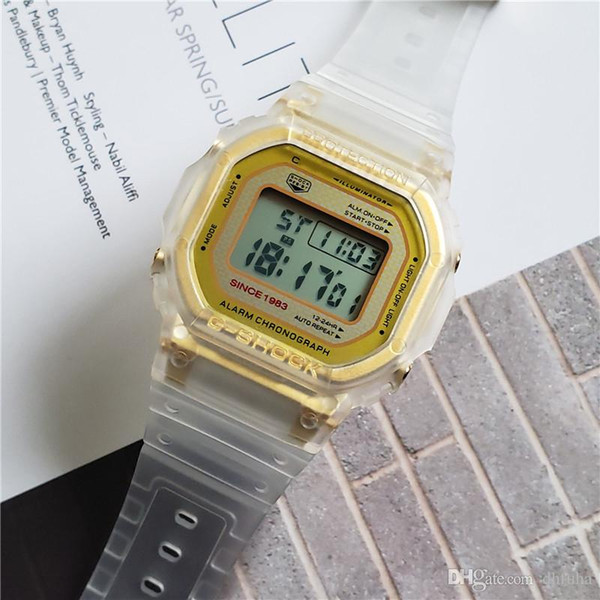 top quality luxury watch CASO DW-5600 GWX-5600 Outdoor Sports Quartz Men's Watch 35th Anniversary Edition Silicone LED watches Waterproof