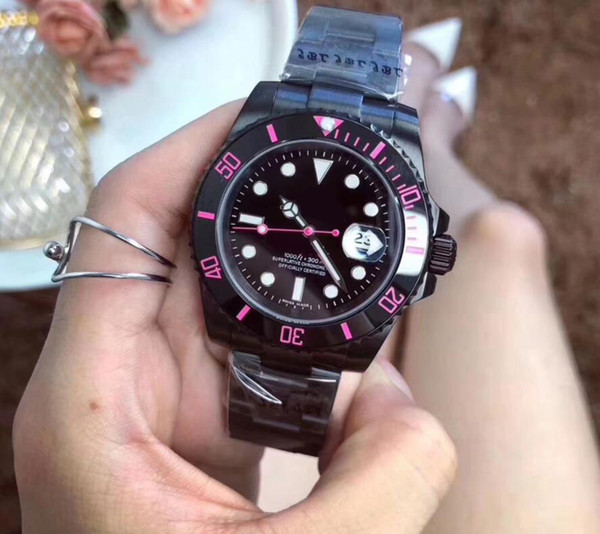 Luxury High Quality Sapphire dial 40mm Chronograph Movement Automatic Women's Women/men Watch Watches Wristwatch