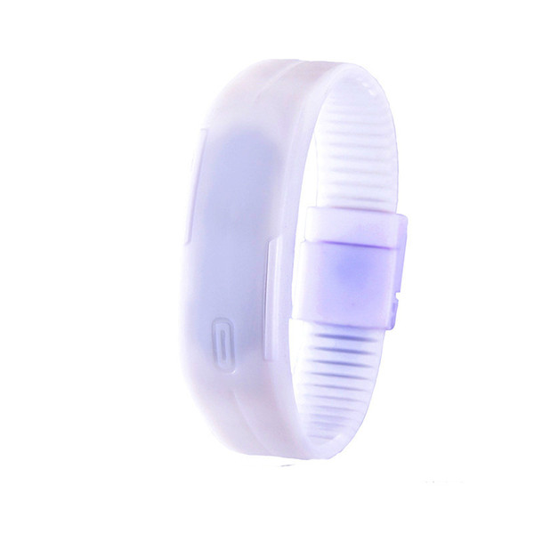 LED Digital Watch Electronic Wristwatches Korean Lovers Men Women Watches Creative Calendar Colorful Rubber Smart Montre Femme