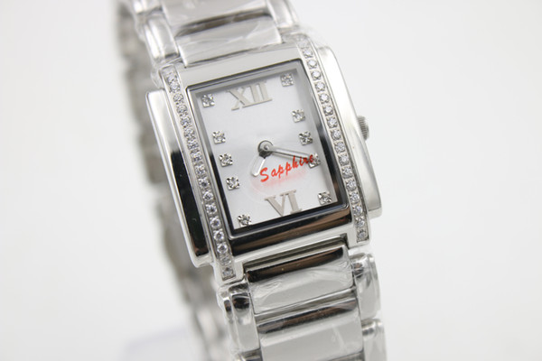 2017 wholesale hot sell womens watch 26mm size Silver White faceStainless steel strap AAA quality watch 26