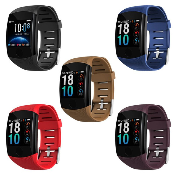 Q11 Smart Watch Waterproof Fitness Bracelet Big Touch Screen Message remind Heart Rate Time Smartband Activity Tracker Wristband