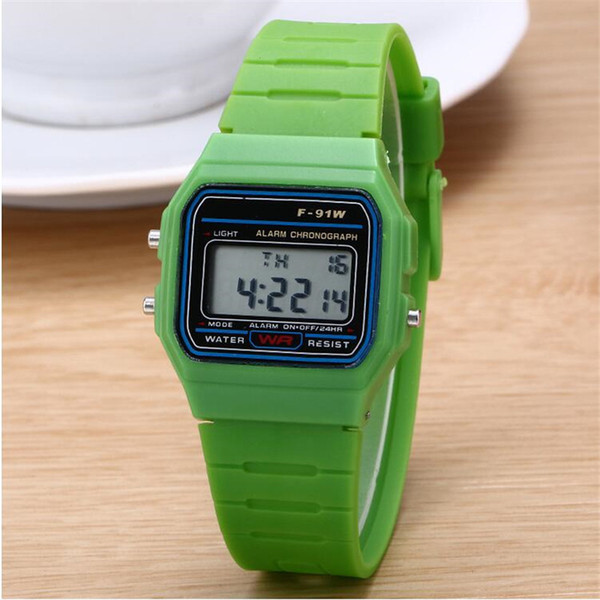 Multifunctional Digital Wristwatches lover's Sports Watches Silica gel brand LED watch Stopwatch alarm clock Luminous F91W