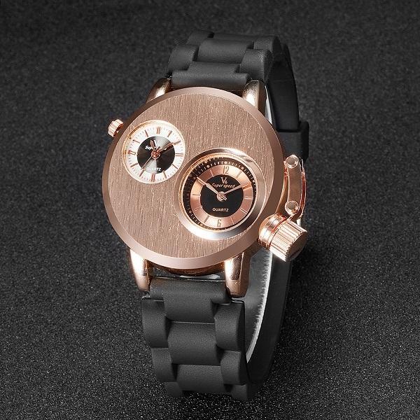 New men watch 2018 New V6 Super Speed Silicone Quartz 3D surface Male Hour Clock Analog Military Big Dial Sport Man Watch