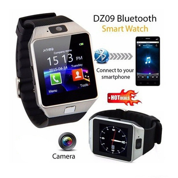 DZ09 Smart Watch 2G GMS/GPRS Call SMS Anti-lost Bluetooth Bracelet Watch for Android Smartphones Micro SIM 850/900/1800/1900 MHz
