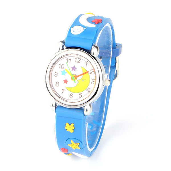 Children Kids Cartoon Watch Silicone Quartz Analog Wristwatches Boy Girl Sport Watches Students Birthday Christmas Gift Watch