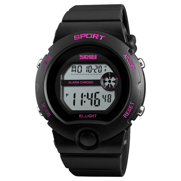 SKMEI 1334 Creative Women Digital Watch Reloj De Mujer Ladies Watches Female Waterproof Sports Watch LCD Alarm Clock Electronic Hour