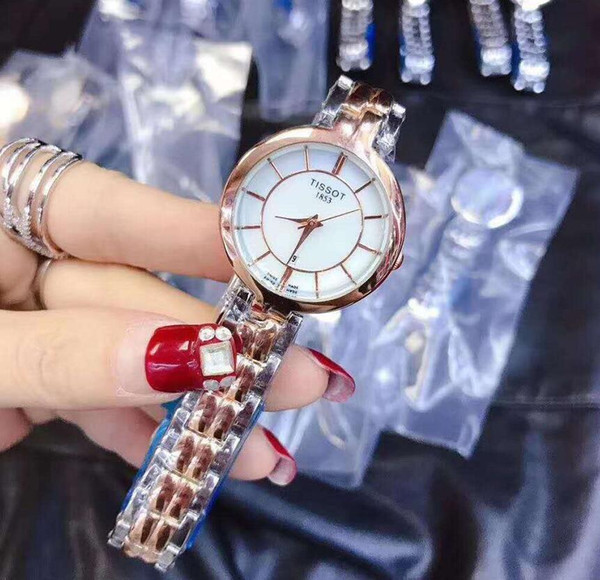 Top Selling Watch Special women Band Stainless Steel Quartz Automatic women's Watches Free shipping