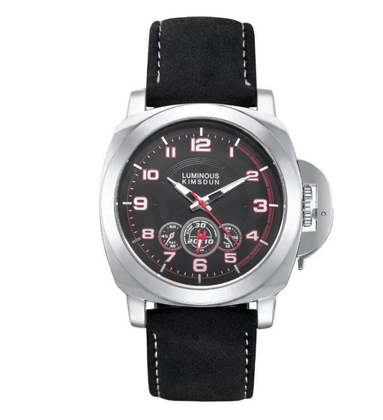 leather belt automatic best-selling cheap big case fashion new brand men watch stainless steel wristwatch men's Watches