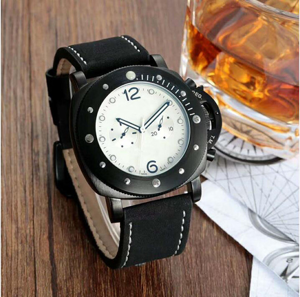 Famous Luxury Fashion Brand Watches for All Men's Mechanical Table Leather Strap Christmas Gifts Free Shipping